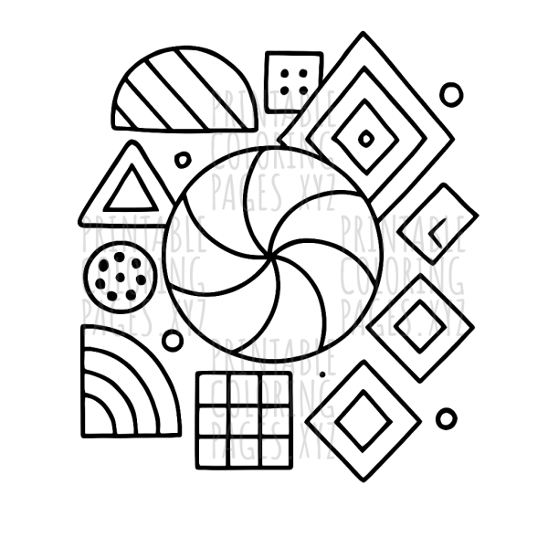 Intriguing Abstract Geometry Art