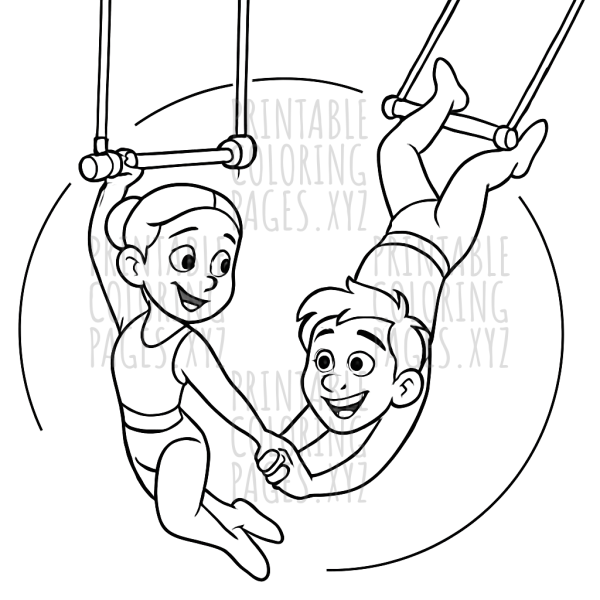 Daring Aerial Circus Acrobat Adventures
