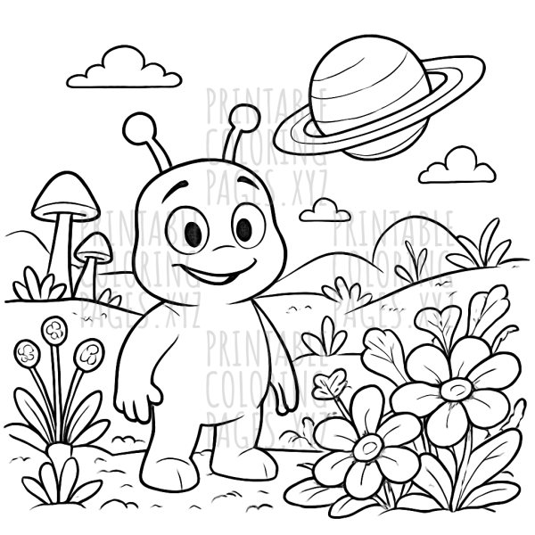 Stellar Alien Garden Adventure