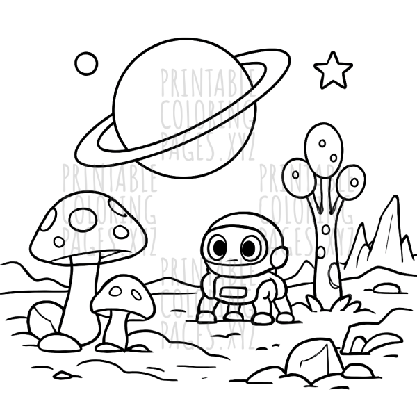 Explore the Mysterious Alien Planet Landscape