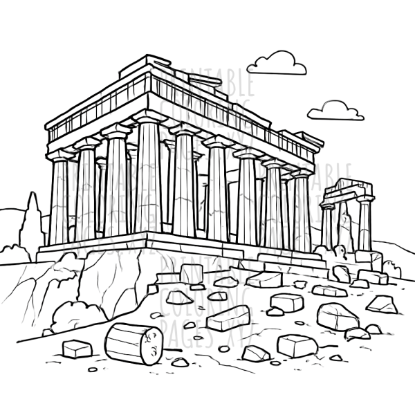 Mystical Ancient Acropolis Ruins Adventure