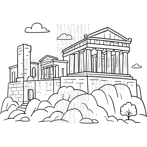 Ancient Acropolis Ruins Panorama Adventure