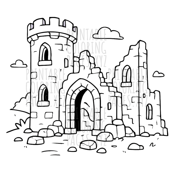 Mystical Ancient Castle Ruins Adventure