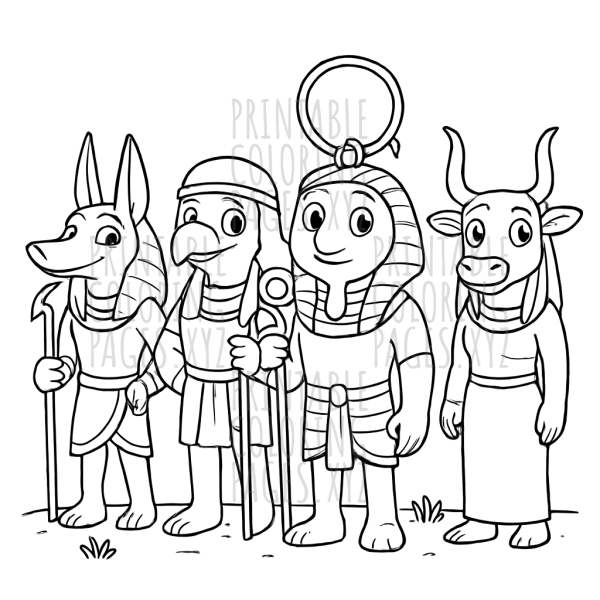 Mystical Ancient Egyptian Gods Adventure