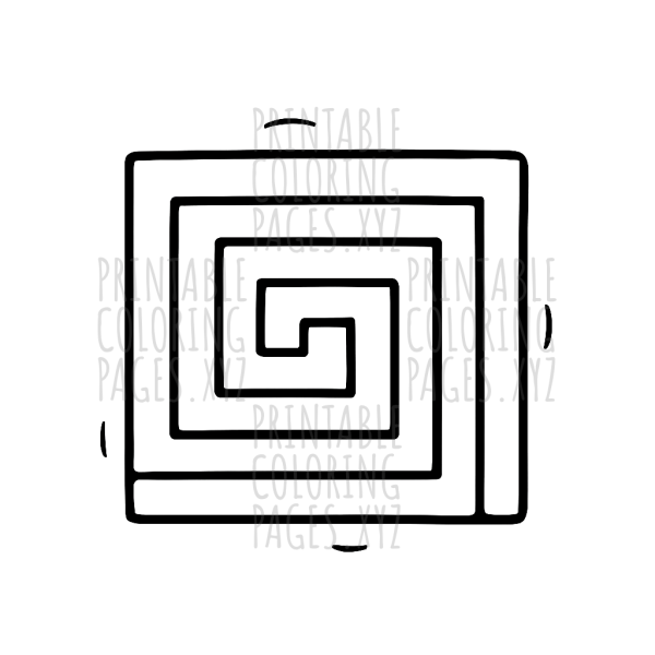 Intricate Ancient Greek Meander Design
