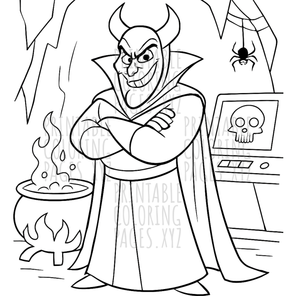 Sinister Scenes: Animated Villains in Their Lairs