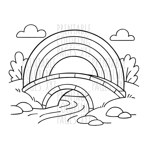 Arch-Shaped Rainbow Bridge Adventure