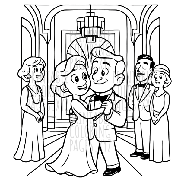 Glamorous Art Deco Ballroom Celebration