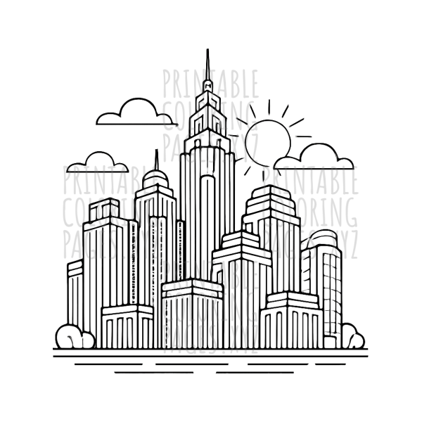 Captivating Art Deco Cityscape Adventure