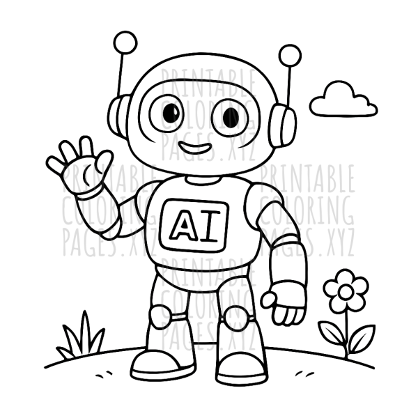 Futuristic AI Robot Adventures