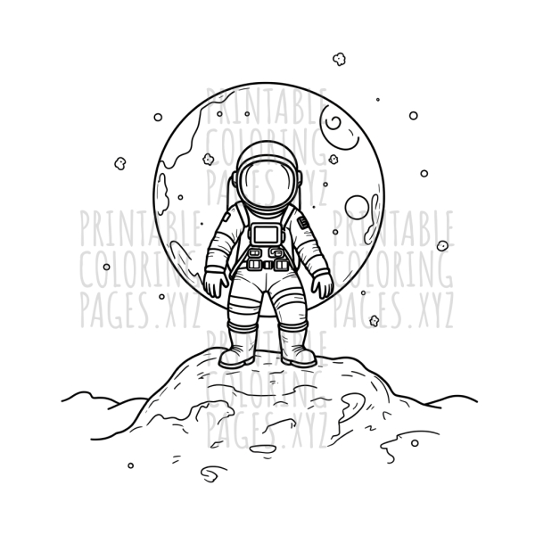 Lunar Adventure: Astronaut on the Moon