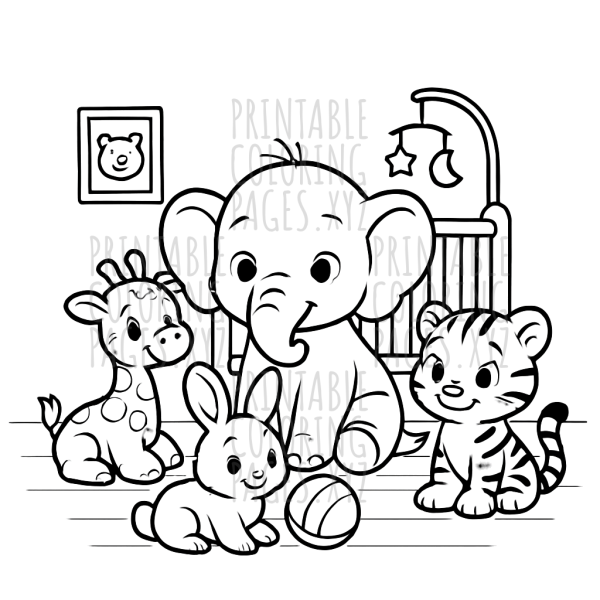Adorable Baby Animals Nursery Fun