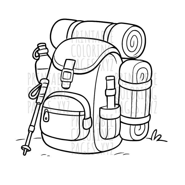 Adventurous Hiking Backpack Fun