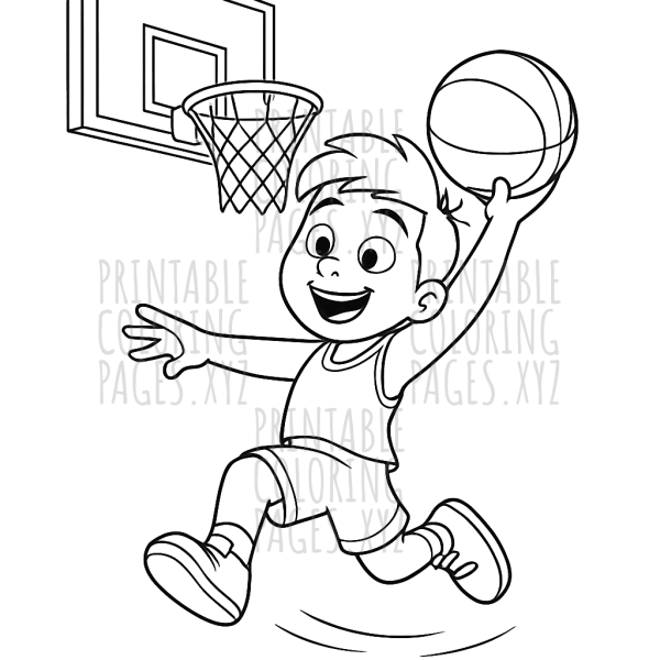 Epic Basketball Slam Dunk Moment