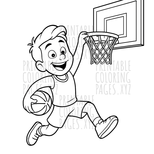 Epic Basketball Slam Dunk Action
