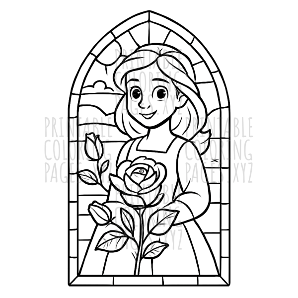 Radiant Stained Glass Window Art