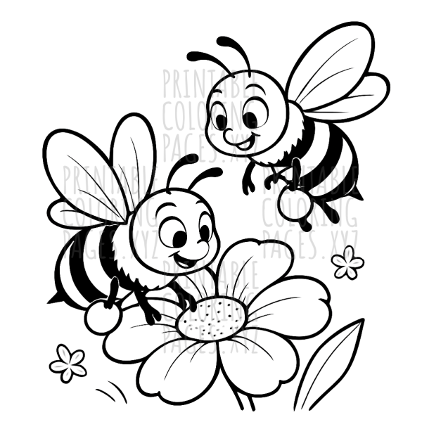 Busy Bees Collecting Pollen Adventure