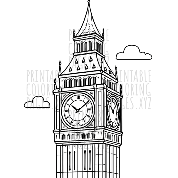 Timeless Big Ben Clock Face
