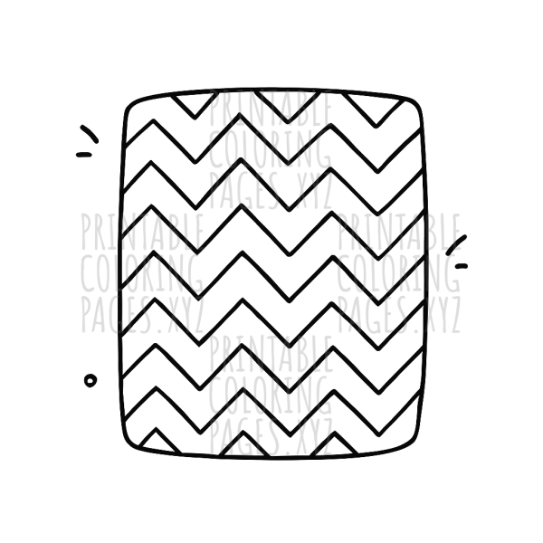 Bold Blue and White Zigzag Patterns for Creative Coloring