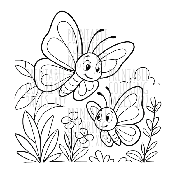 Whimsical Butterfly Meadow Adventure