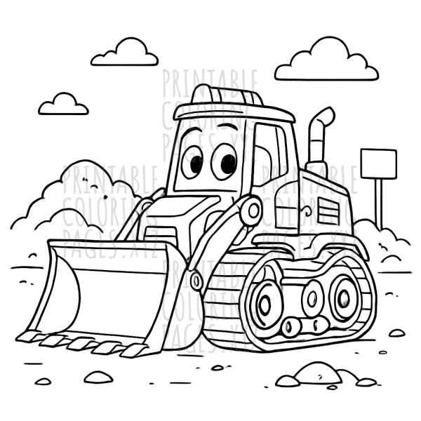 Busy Bulldozer Adventure at the Construction Site