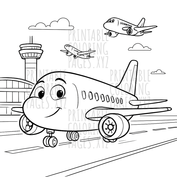 Thriving Airport Runway Adventure