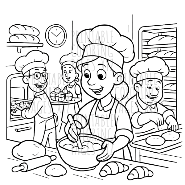 Bustling Bakery Kitchen Adventure