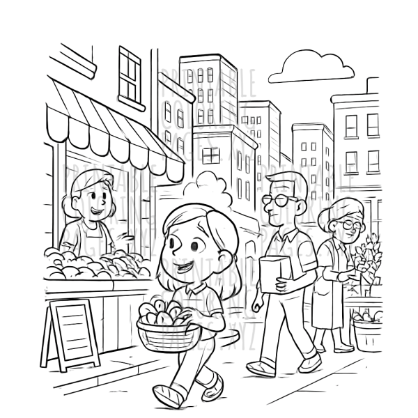 Vibrant City Market Adventure