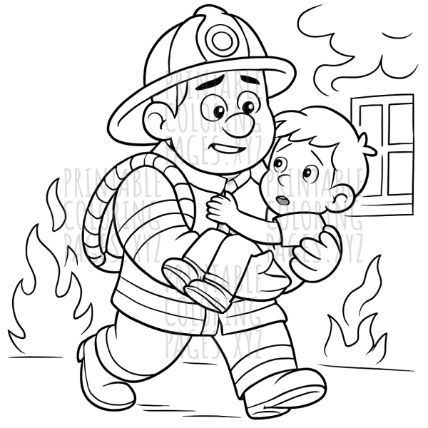 Heroic Firefighter Rescue Adventure