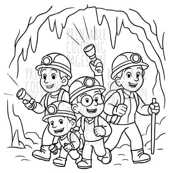 Thrilling Cave Explorers Adventure