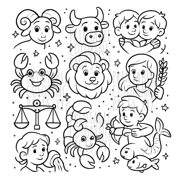 Starry Celestial Zodiac Wonders
