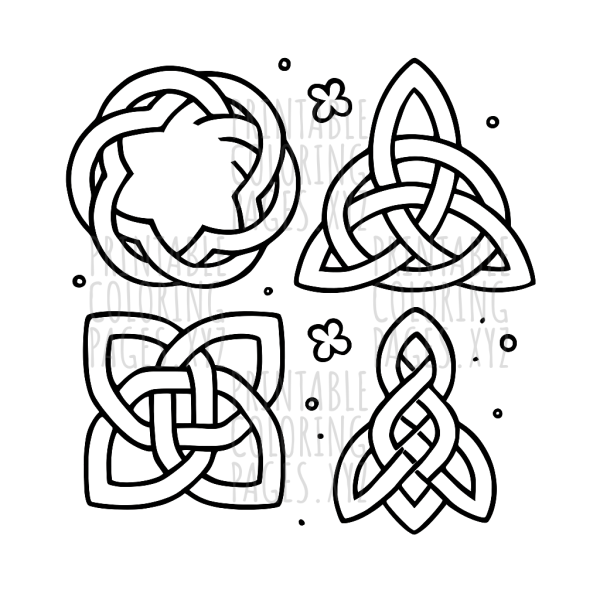 Intricate Celtic Knot Designs to Color and Inspire