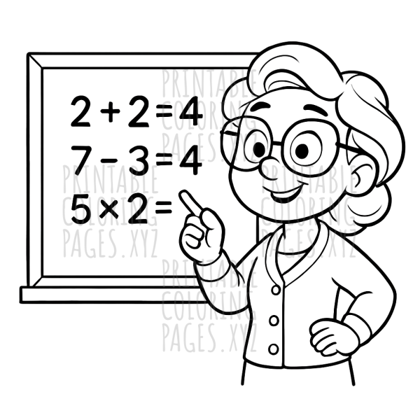 Chalkboard Math Fun: Creative Learning Pages