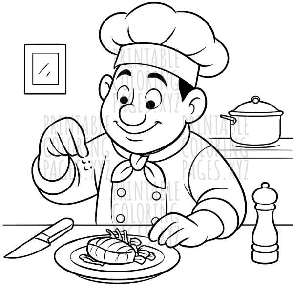 Gourmet Chef in Action