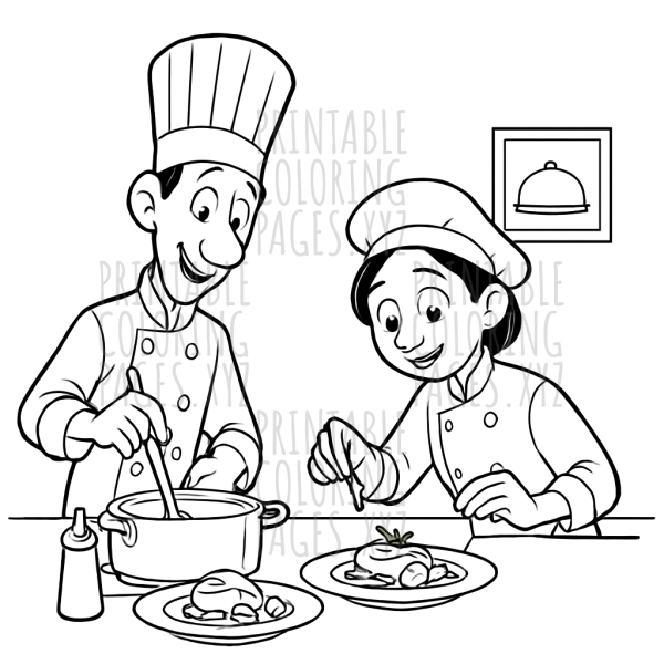 Masterful Chefs Creating Gourmet Meals