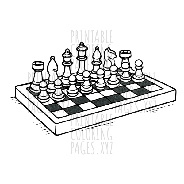 Strategic Chessboard Game Setup Fun