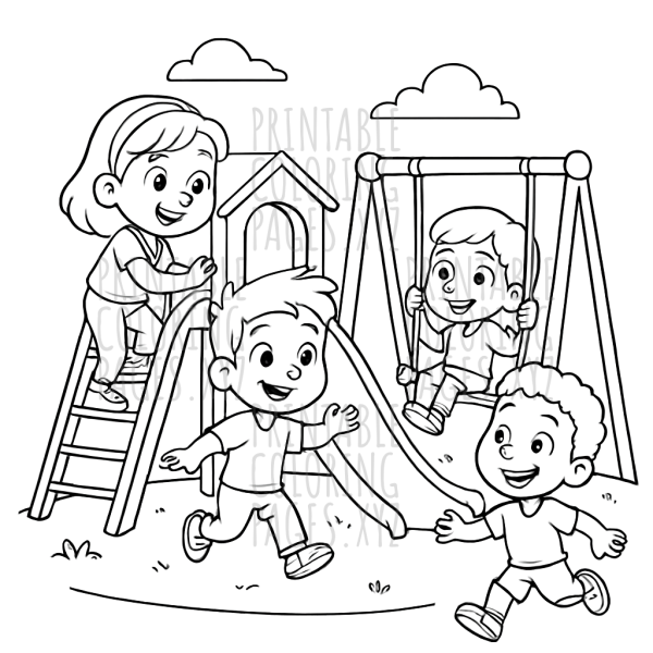 Joyful Playground Moments