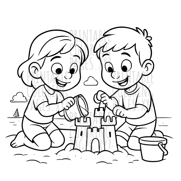 Sunny Sandcastle Adventures