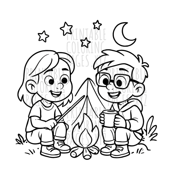 Starry Night Camping Adventure