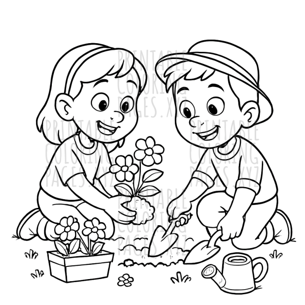 Blooming Garden Adventure with Kids