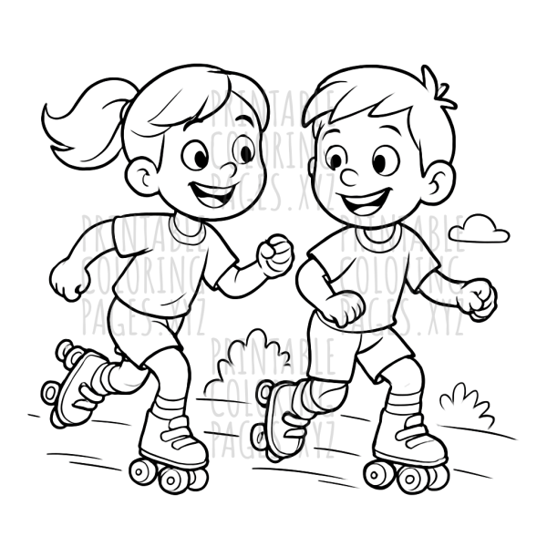 Joyful Roller-Skate Fun
