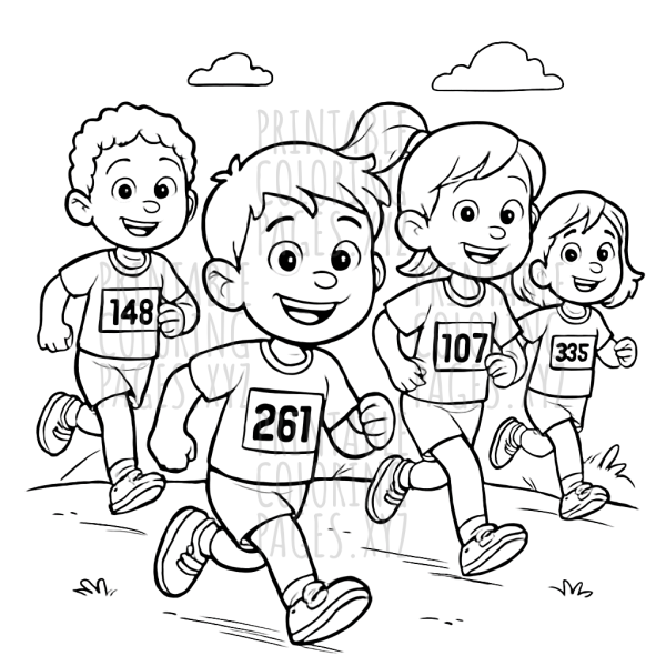Run to the Finish Line - Children’s Marathon Adventure