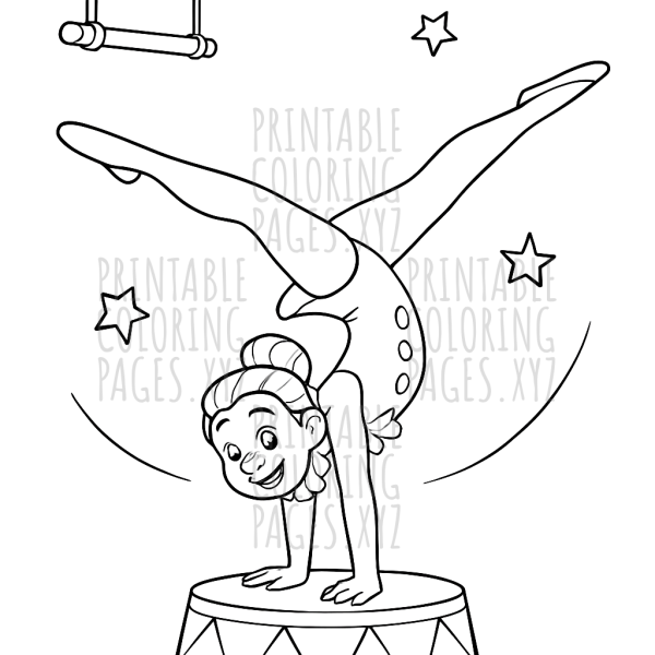 Dazzling Circus Acrobat Performance