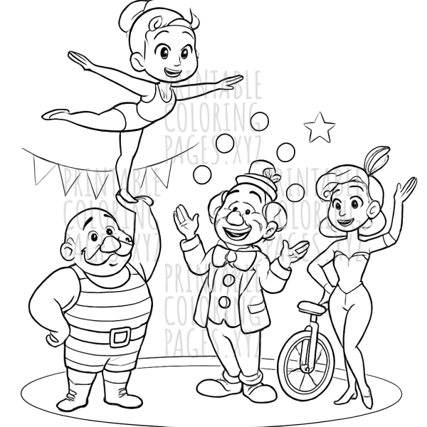 Step Right Up to Classic Circus Performers Fun