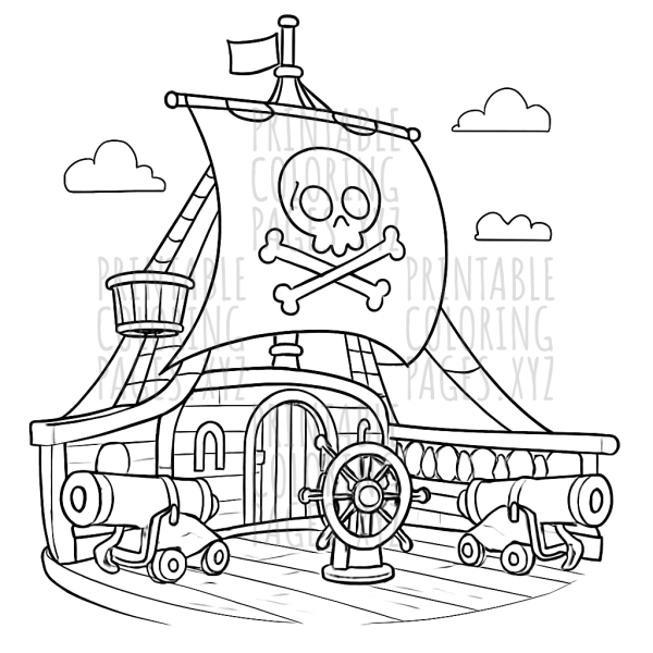 Sail the Classic Pirate Ship Deck Adventure