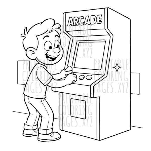 Classic Arcade Adventure: Retro Game Fun