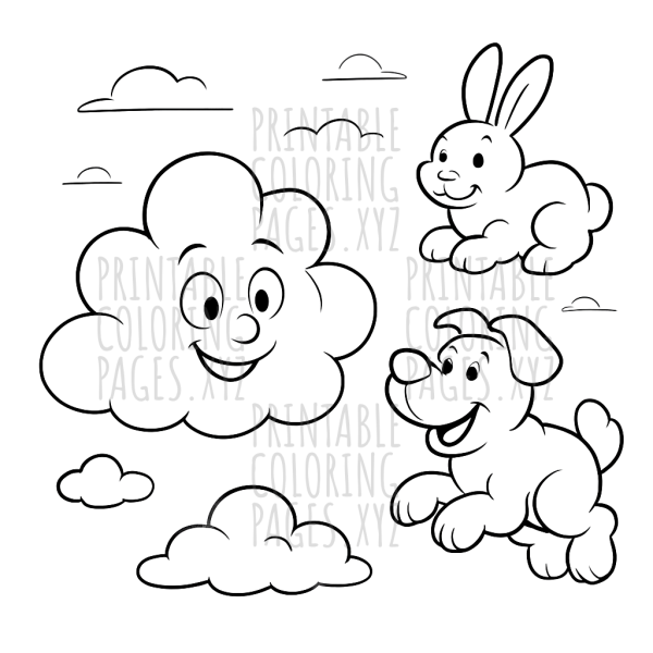 Whimsical Cloud Shapes Adventure