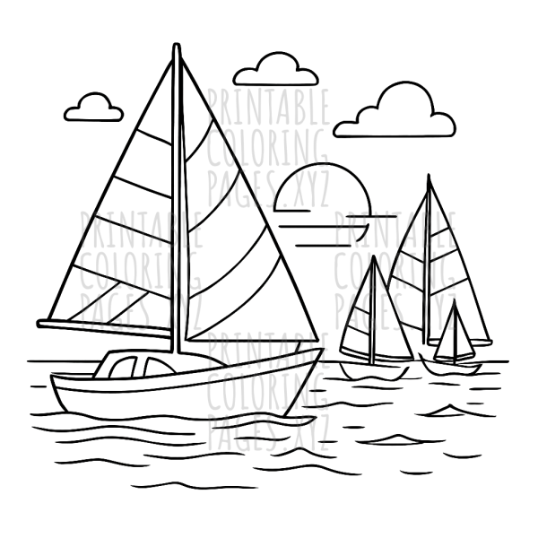 Sunset Sailboat Adventure