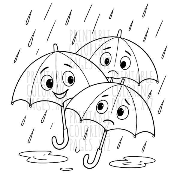 Rainbow Umbrella Parade
