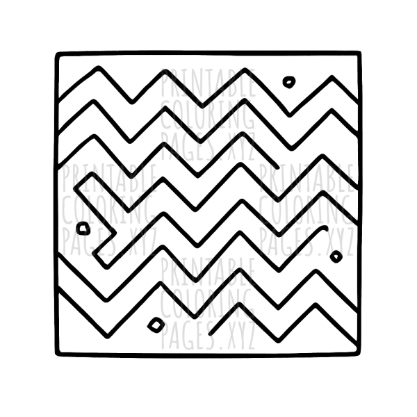 Vibrant Zigzag Patterns for Creative Coloring Fun